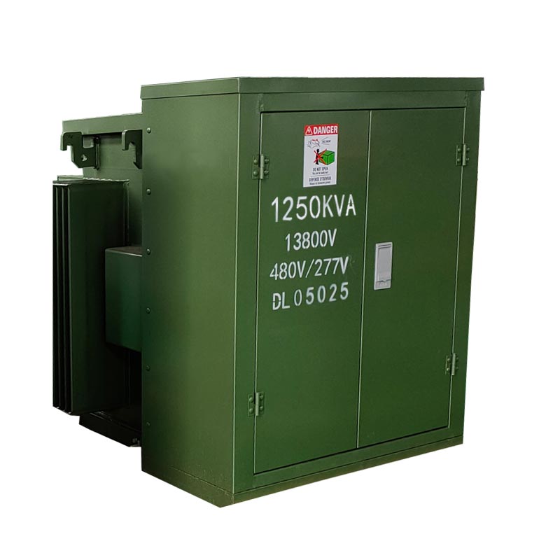 Trójfazowy transformator montowany na podkładce